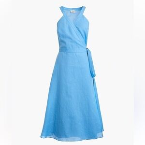 Beautiful J. Crew Blue Wrap Sundress
